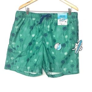 Beach Bros. turquoise green‎ new extra large men’s tropical swim trunks